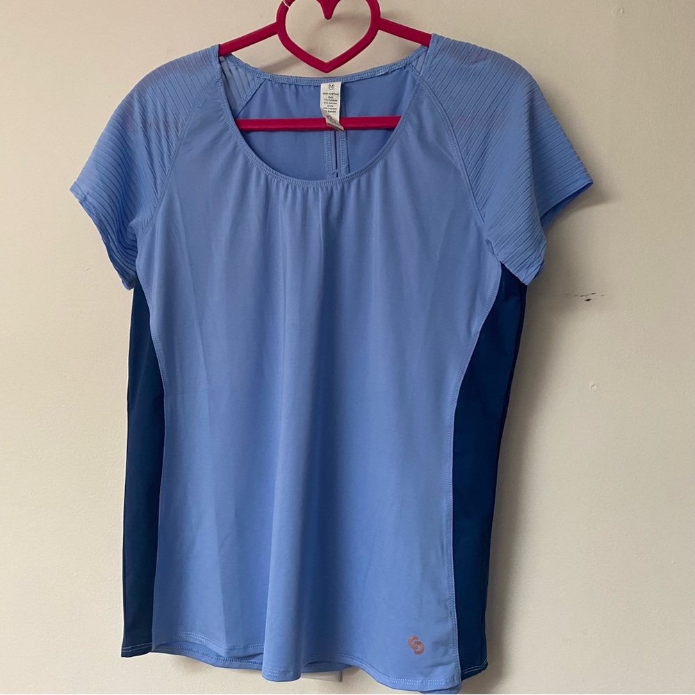 Cross Court short sleeve tennis top
